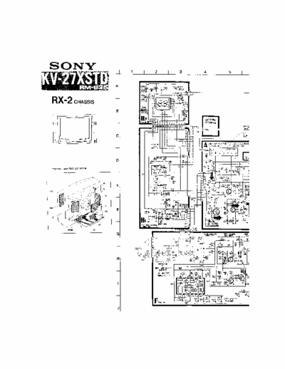 Sony KV27XSTD Chassis-RX2- KV27XSTD RM635 SCHEME